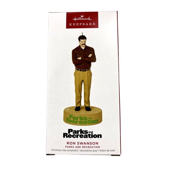 2022 Hallmark Ron Swanson Keepsake Ornament Parks and Recreation New Christmas - Picture 1 of 3